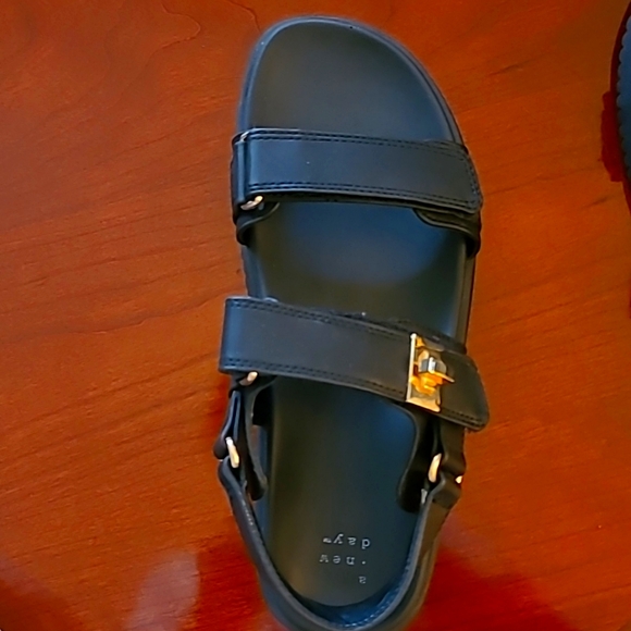 Women's Flatbed Ankle Strap Sandals 8.5 A New Day - Picture 5 of 9